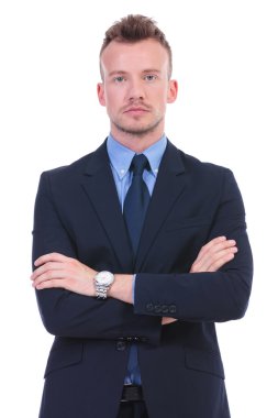 ciddi iş adamı eliyle geçti