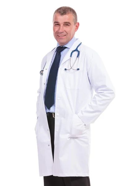 Smiling mature doctor — Stock Photo, Image