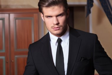 genç iş adamı closeup