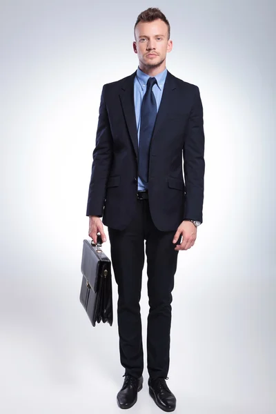 Business man with briefcase — Stock Photo, Image