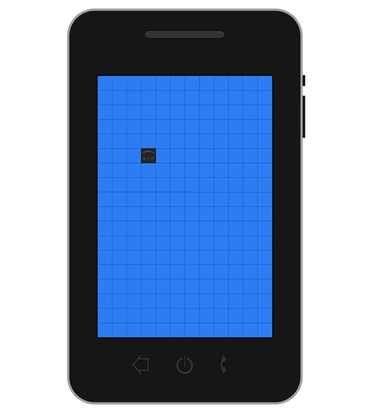 Mobile tote Pixel — Stockvektor