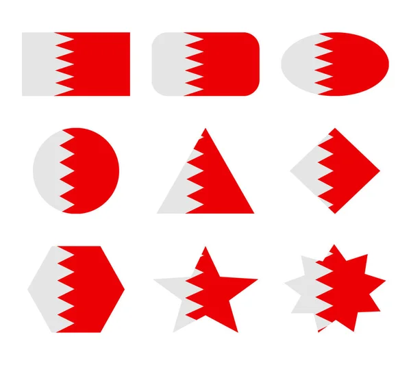 Σύνολο Σημαιών Γεωμετρικά Σχήματα — Διανυσματικό Αρχείο