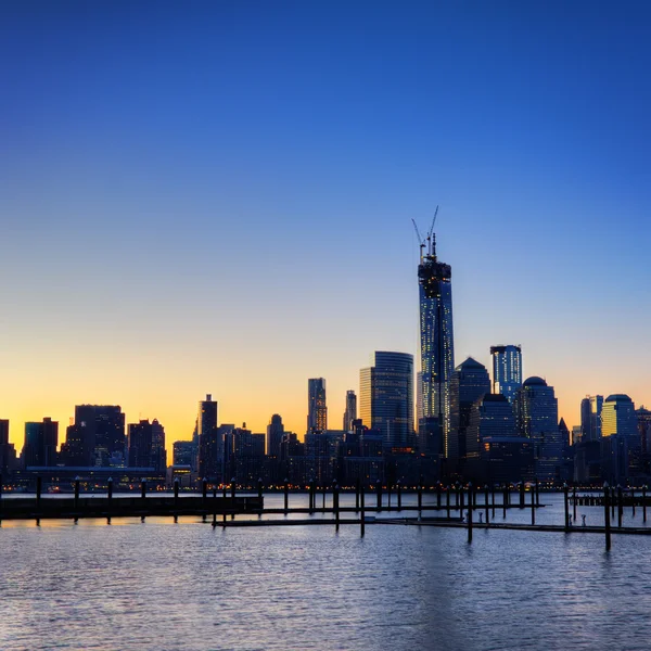 Manhattan nascer do sol — Fotografia de Stock