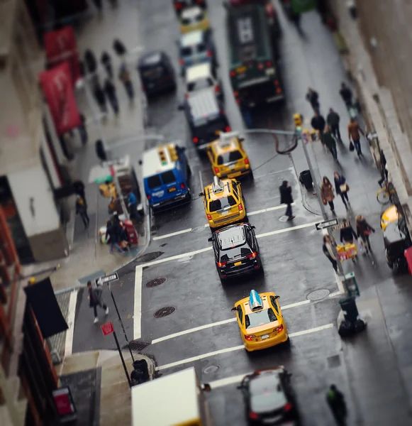 New York City rush hour — Stockfoto