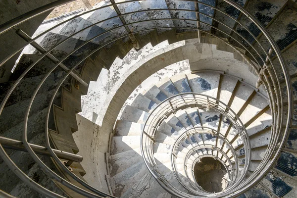 Stairwell under construction — Stock Photo, Image