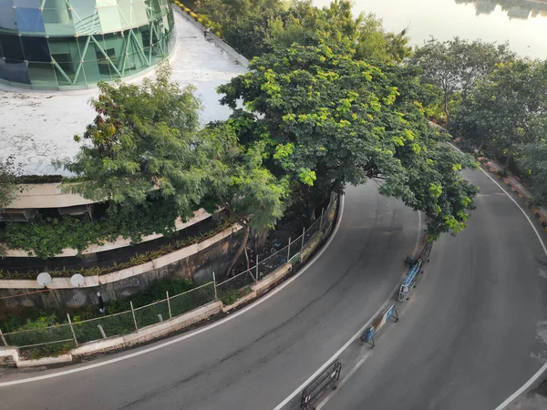 Circulaire Weg Rond Een Gebouw Hyderabad India — Stockfoto