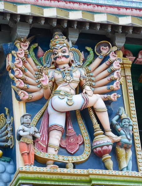 Beautiful Meenakshi Amman Temple Madurai South Indian State Tamil Nadu — Stok fotoğraf