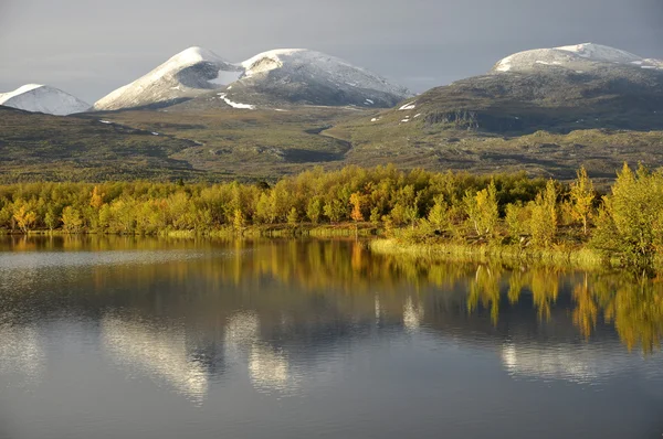 Lugna sjön reflektion — Stockfoto