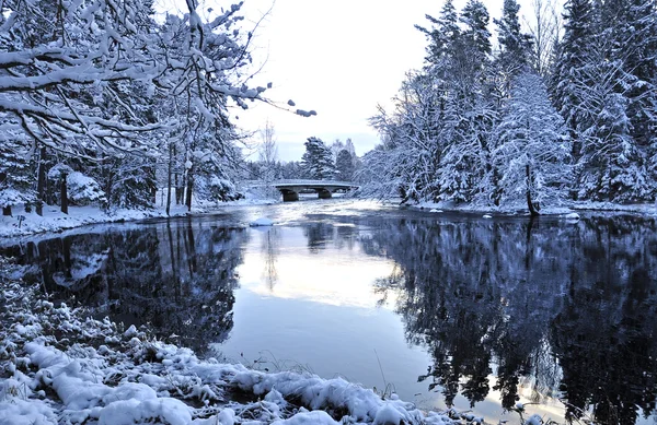 Flusslandschaft — Stockfoto