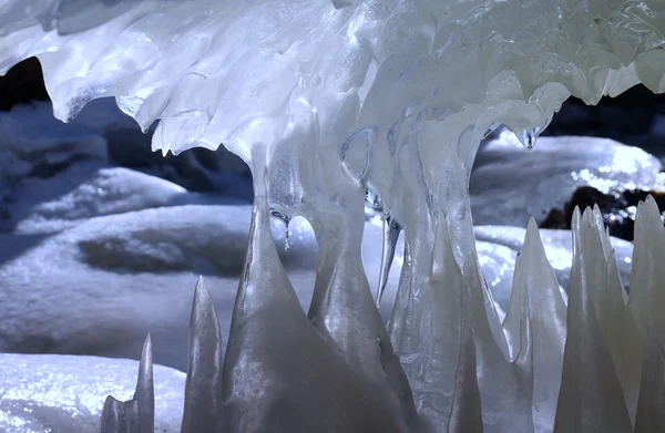Struktura przejrzysty lód — Zdjęcie stockowe