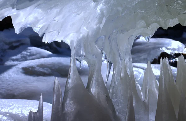 Transparente Eisstruktur — Stockfoto