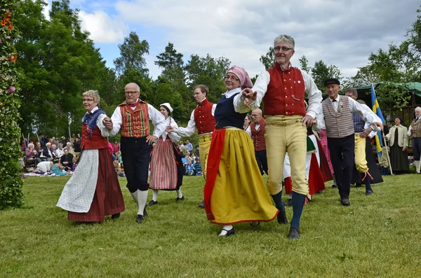 Folklorní soubor ze Švédska — Stock fotografie