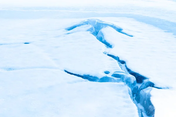 Sfondo Astratto Della Struttura Ghiacciata Paesaggio Lacustre — Foto Stock