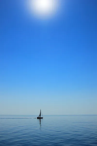 Segeln in Griechenland um die Insel Lefkas — Stockfoto