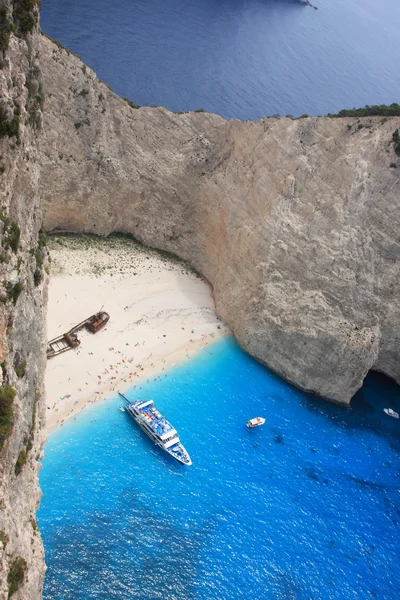 Navagio in Zakynthos, Greece — Stock Photo, Image