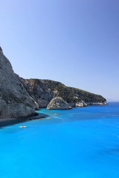 Lefkada porto Katsiki, Görögország — Stock Fotó