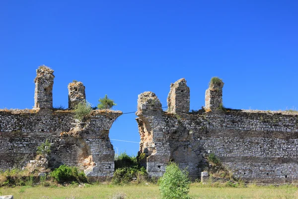 Sitio arqueológico de la antigua Nikopolis — Foto de Stock