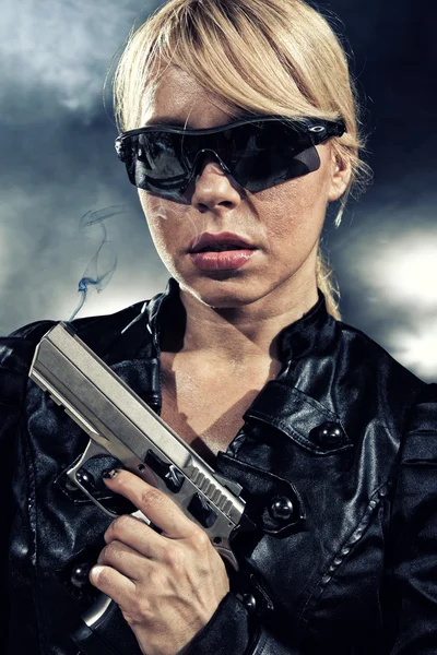 Special tactics woman — Stock Photo, Image