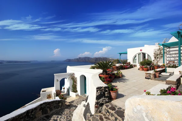 Erstaunliche romantische Insel Santorini, Griechenland — Stockfoto