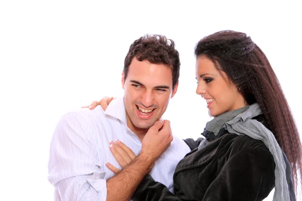 Loving couple embracing — Stock Photo, Image