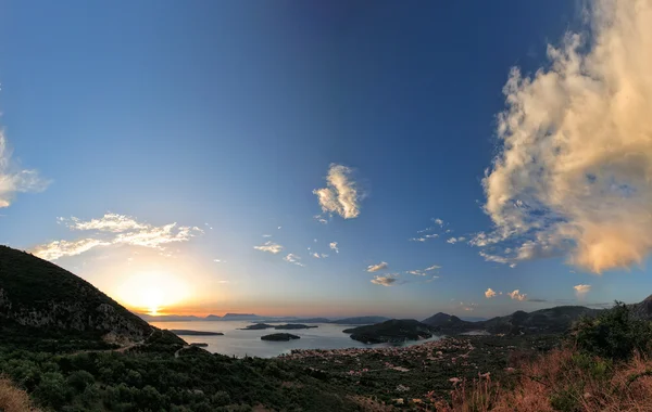 Нидри на острове Лефкас Греция — стоковое фото