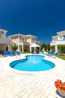 Dış bir Yunan tatil köyü