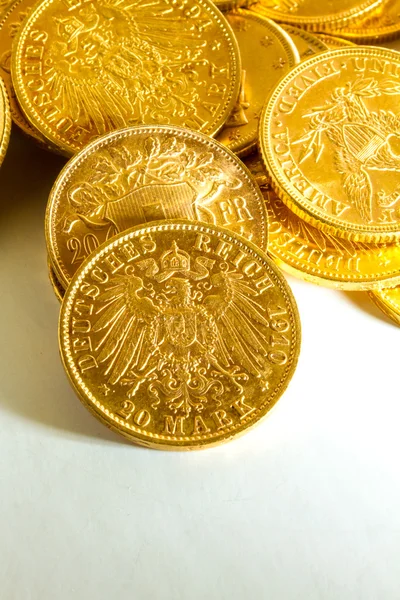 Золотые монеты США . — стоковое фото