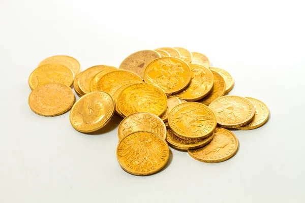 Amerikanische Goldmünzen. — Stockfoto