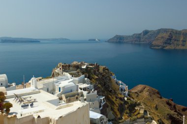 güzel santorini görünüm görüntüsü