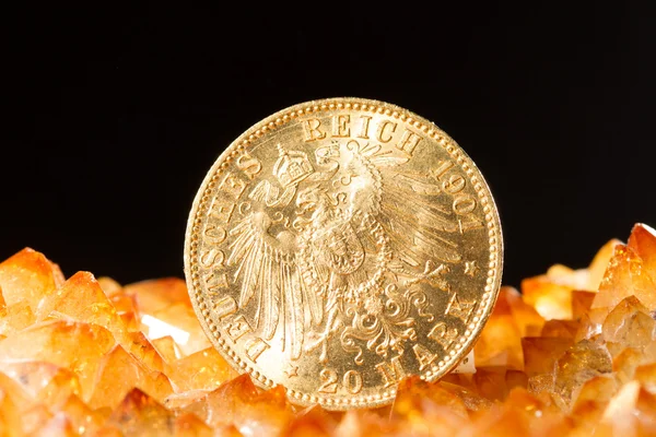 20 독일어 마크 동전 — 스톡 사진