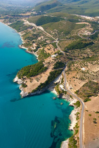 Το νησί της Ζακύνθου Ελλάδας από τον αέρα — Φωτογραφία Αρχείου