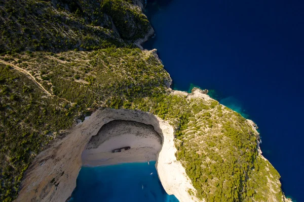 空気からザキントス島、ギリシャの島 — ストック写真