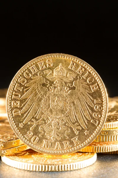 二十德语马克硬币 — 图库照片