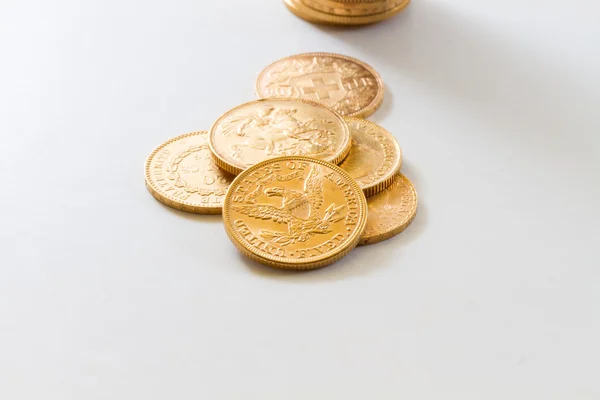 Five Dollars gold coins — Stock Photo, Image