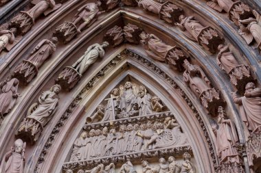 alsace bir Strazburg Katedrali'ne