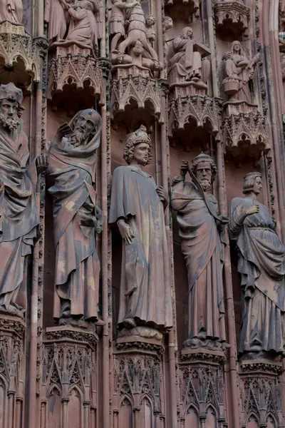 Katedra w Strasburgu w Alzacji — Zdjęcie stockowe