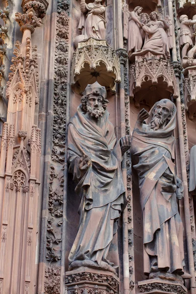 Catedral de Estrasburgo na Alsácia — Fotografia de Stock