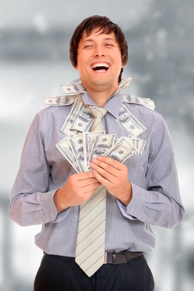 Cool businessman standing — Stock Photo, Image