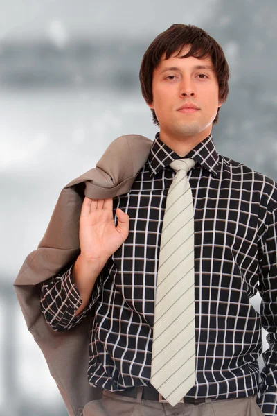 Cool businessman standing — Stock Photo, Image