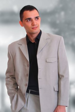 serin işadamı duran