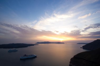 Santorini'de oia görüntüleyin