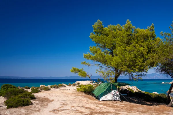 Pantai Portokali, Halkidiki, Yunani — Stok Foto
