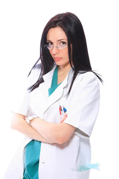 Belle femme médecin — Photo