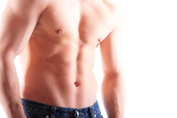 Muscular male torso — Stock Photo, Image