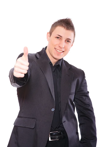 Elegante hombre de negocios en un traje — Foto de Stock