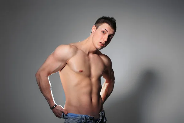 Sexy muscular man — Stock Photo, Image