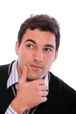 Sıradan bir genç portresi.