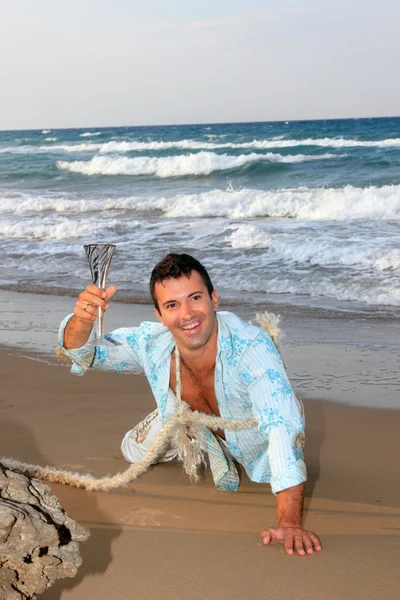 Groom hooked up — Stock Photo, Image