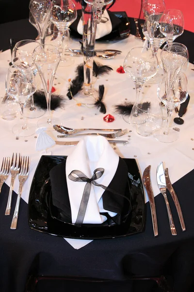 Juego de mesa elegante para una boda — Foto de Stock