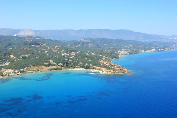 Luchtfoto op zakynthos, Griekenland — Stockfoto